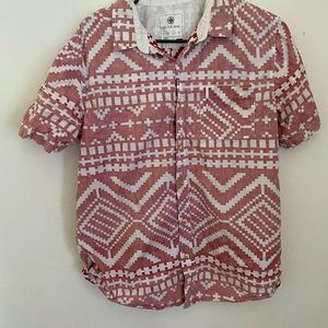 Large on the byas button up